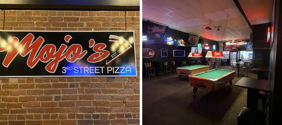 Mojo's 3rd Street Pizza Menu