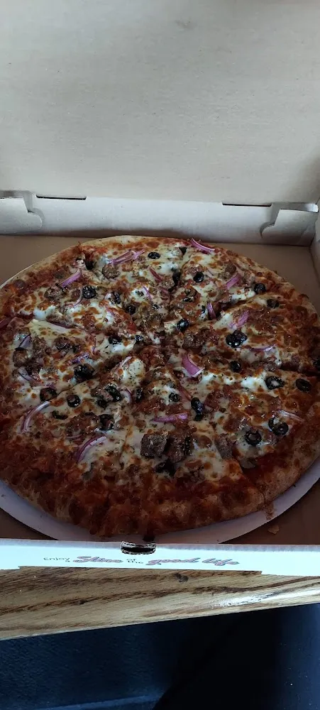 Custom Design Mushrooms Black Olives Italian Sausage Red Onions