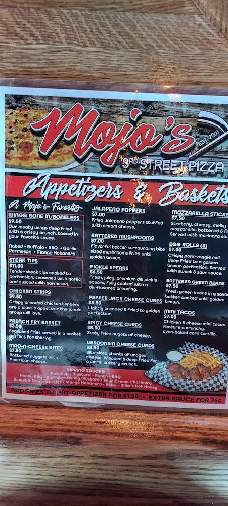 Mojo's 3rd Street Pizza Menu image 4